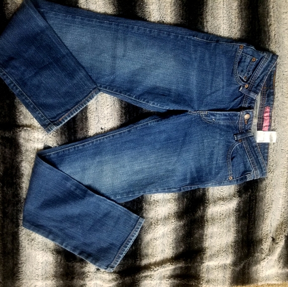 LEVI'S BOOTCUT PINK LABEL DARKWASH JEANS! Size 5! - Picture 2 of 7